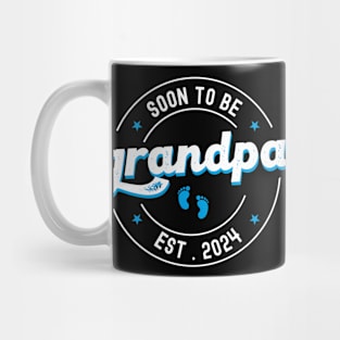 Soon To Be Grandpa Est 2024 Father's Day First Time Grandpa Mug